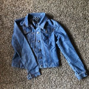 XOXO Jean Jacket - Denim - Adjustable - Cute